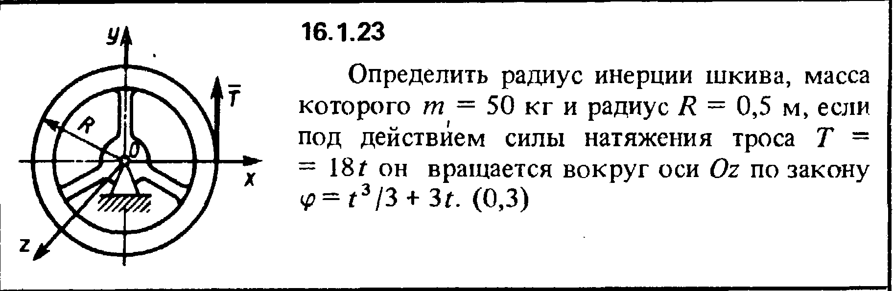 Решение задачи 16.1.23 из сборника Кепе О.Е. 1989 года