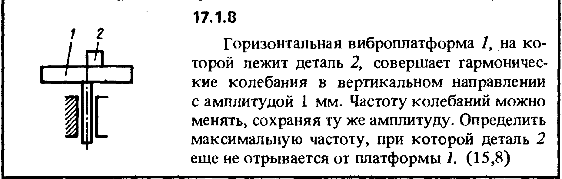 Решение задачи 17.1.8 из сборника Кепе О.Е. 1989 года