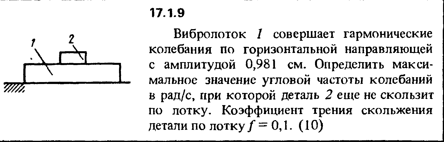 Решение задачи 17.1.9 из сборника Кепе О.Е. 1989 года