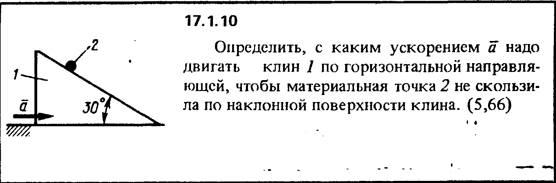 Решение задачи 17.1.10 из сборника Кепе О.Е. 1989 года