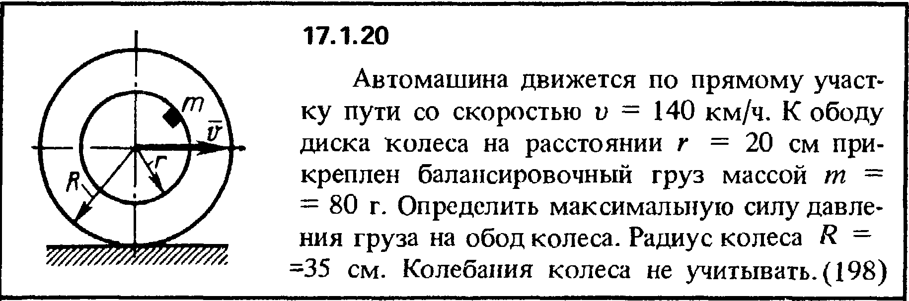 Решение задачи 17.1.20 из сборника Кепе О.Е. 1989 года