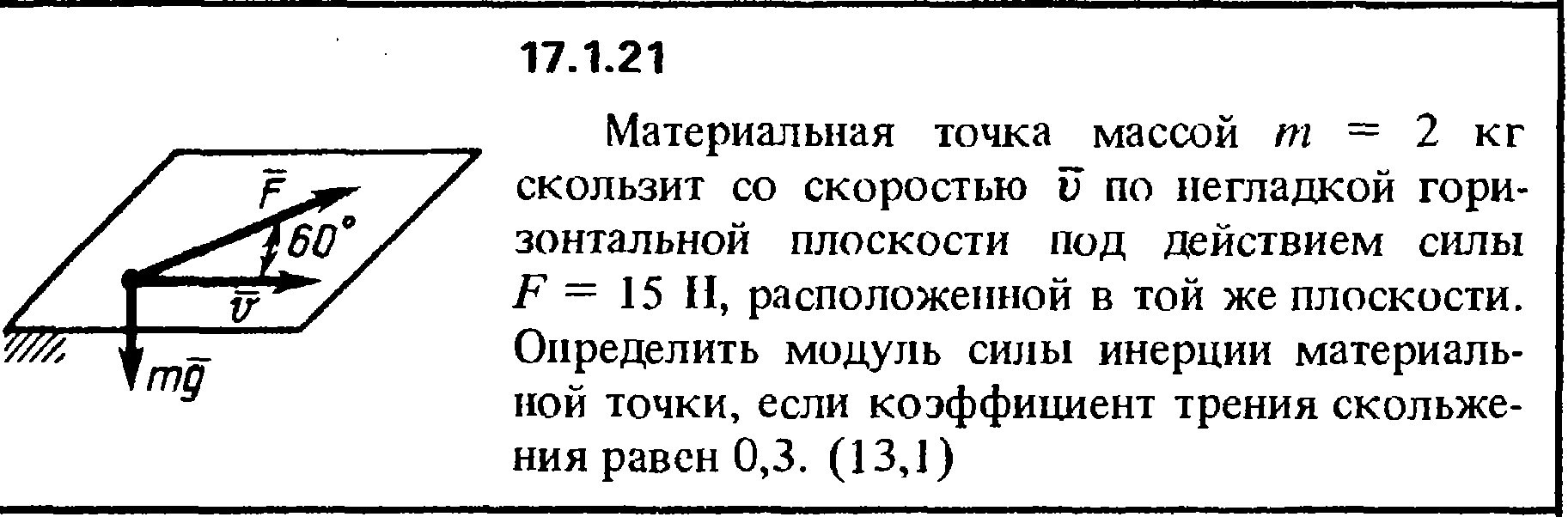 Решение задачи 17.1.21 из сборника Кепе О.Е. 1989 года