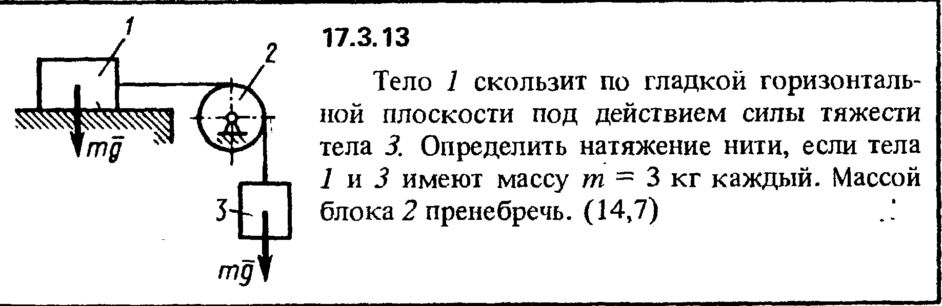 Задача 17.3.13 из сборника (решебника) Кепе О.Е. 1989