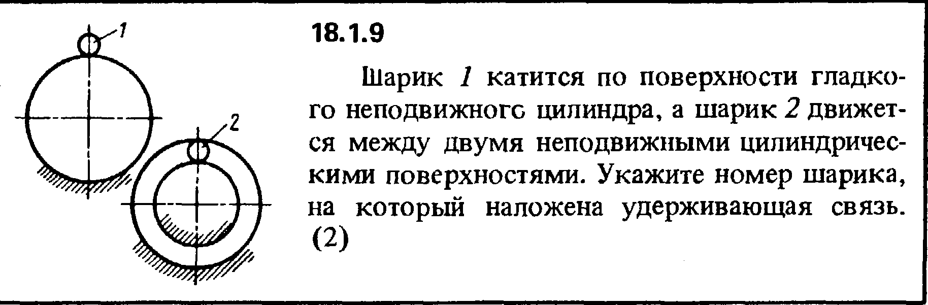 По внутренней поверхности гладкой. Шар на горизонтальной плоскости. Неподвижный цилиндрический шарнир. Диск катится по цилиндрической поверхности. О шаре и цилиндре книга.