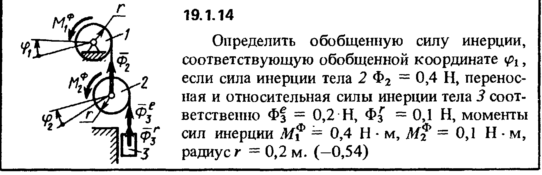 Решение 19.1.14 из сборника (решебника) Кепе О.Е. 1989