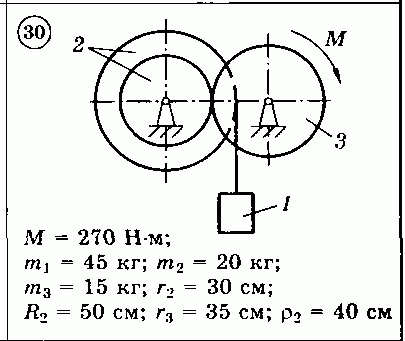 Решение задачи Д3 (задание 2) Вариант 30 Диевский В.А.