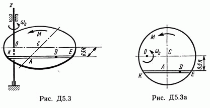 Решение Д5 В37 (рис 3 усл 7) теормех Тарг С.М. 1989 г