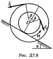 Термех Тарг решение задачи Д7 В94 (рис 9 усл 4) 1989 г.