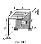 Решение задачи С4 рис 8 усл 5 (вар 85) Тарг С.М. 1989г