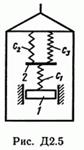 Задача Д2 В53 (рисунок 5 условие 3) теормех Тарг 1989г
