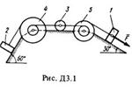 Решение задачи Д3 В17 (рис. 1 усл. 7) термех Тарг 1988