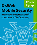 Dr.Web Mobile Security 1 устройство 1 год
