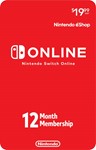 Nintendo Switch Online 12 Month USA