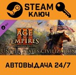 *Age of Empires III: Definitive. United States Civi RU