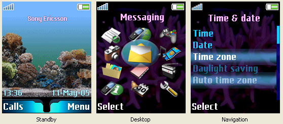 9 Анимированных тем для Sony Ericsson