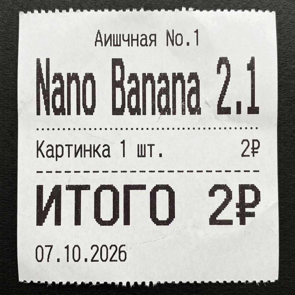 Nano Banana 2.1 · 2 ₽ per image photo 1