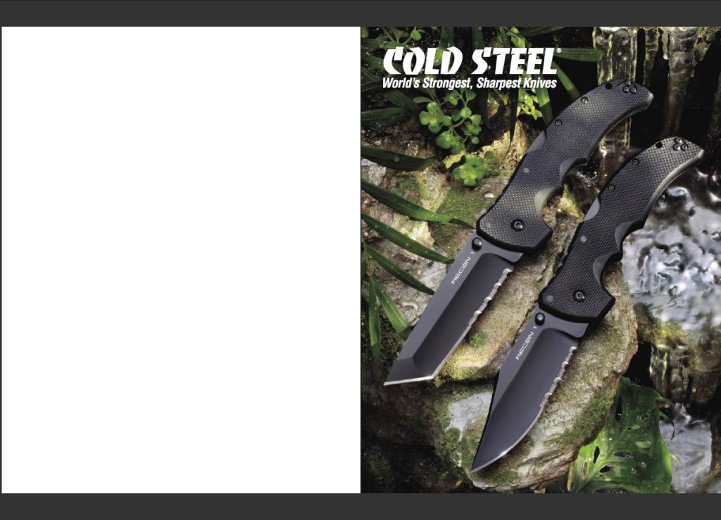 Каталог ножей фирмы "Cold Steel" 2011