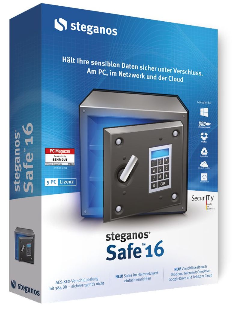 Steganos Safe 16 - пожизненная лицензия на 1 ПК