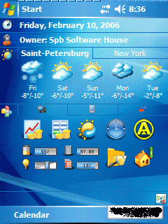 Spb Weather — это мощное средство для скачивания и просмотра на КПК прогнозов погоды