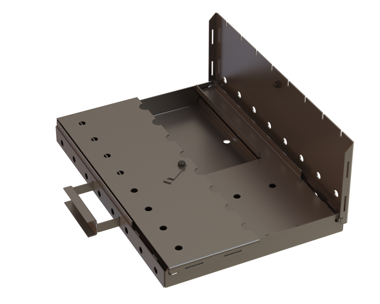 Складной мангал чемодан DXF