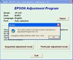 Epson XP215, XP313, XP315, XP413, XP415, Adjustment Pro