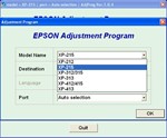 Epson XP215, XP313, XP315, XP413, XP415, Adjustment Pro