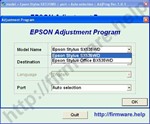 Epson SX535WD, BX535WD Adjustment Program