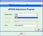 Epson L455, L456 Adjustment Program