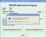 Epson L110, L210, L355, L550. L555 Adjustment Program