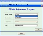 Epson XP320, XP420, XP424 Adjustment Program