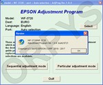Epson WF-3720, WF-3725 Adjustment Program