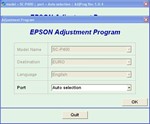 Epson Sure Color SC-P400 Adjustment Program