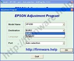 Epson XP530, XP630, XP635, XP830 Adjustment Program