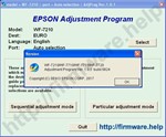 Epson WF-7210, WF-7710, WF-7715 Adjustment Program