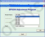 Epson XP-255, XP-257,XP-355, XP-455  Adjustment Program