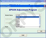 Epson L1110 L3100 L3110 L3150 L5190 Adjustment Program