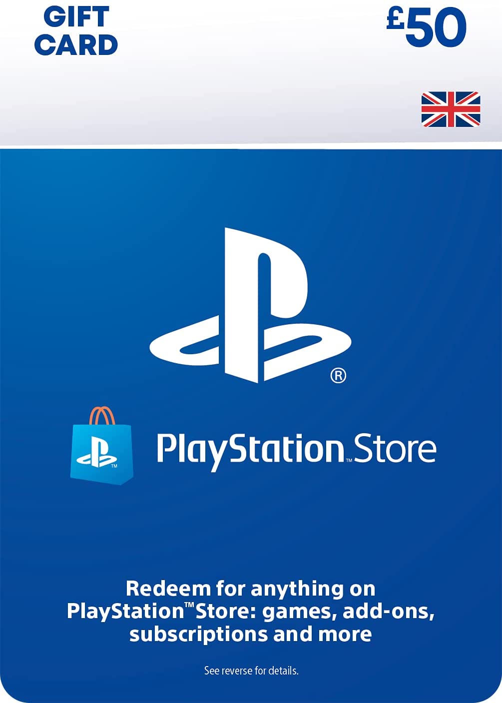 PlayStation Network £50 GBP (UK) Official key