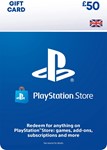 PlayStation Network £50 GBP (UK) Официальный ключ