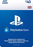 PlayStation Network £40 GBP (UK) Официальный ключ