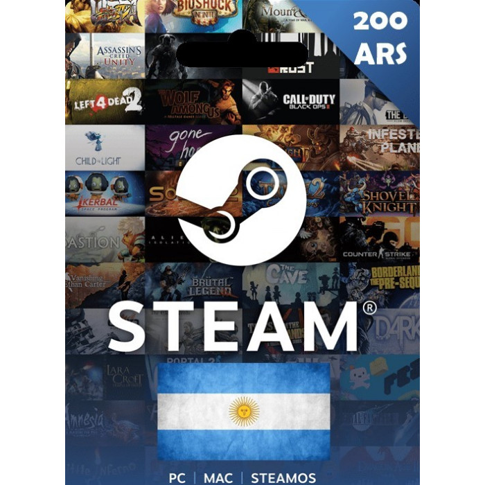 Подарочная карта steam аргентина