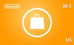 Nintendo eShop Gift Card 20 USD US-region (Моментально)