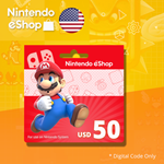 Nintendo eShop Gift Card 50 USD US-region (Моментально)