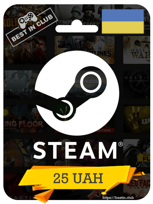 Buy ⭐ Steam Wallet Gift Card 25 UAH ⭐ cheap, choose from different