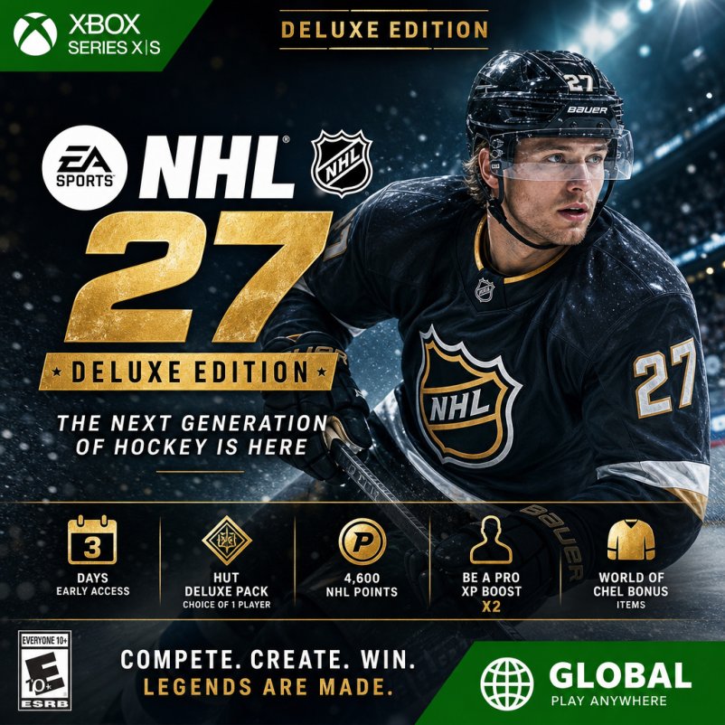 NHL® 27 Deluxe Edition XBOX Series X|S Key Global photo 1