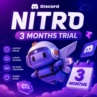 Discord Nitro 3 Months Trial Global photo 1