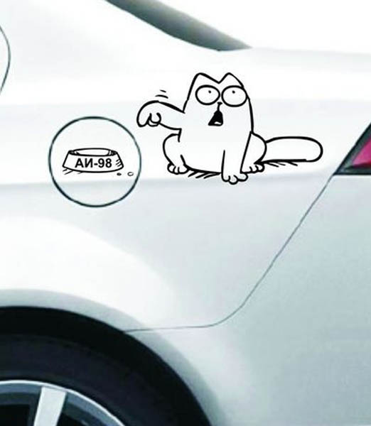 Buy Stickers on cars. Set vector №1. and download
