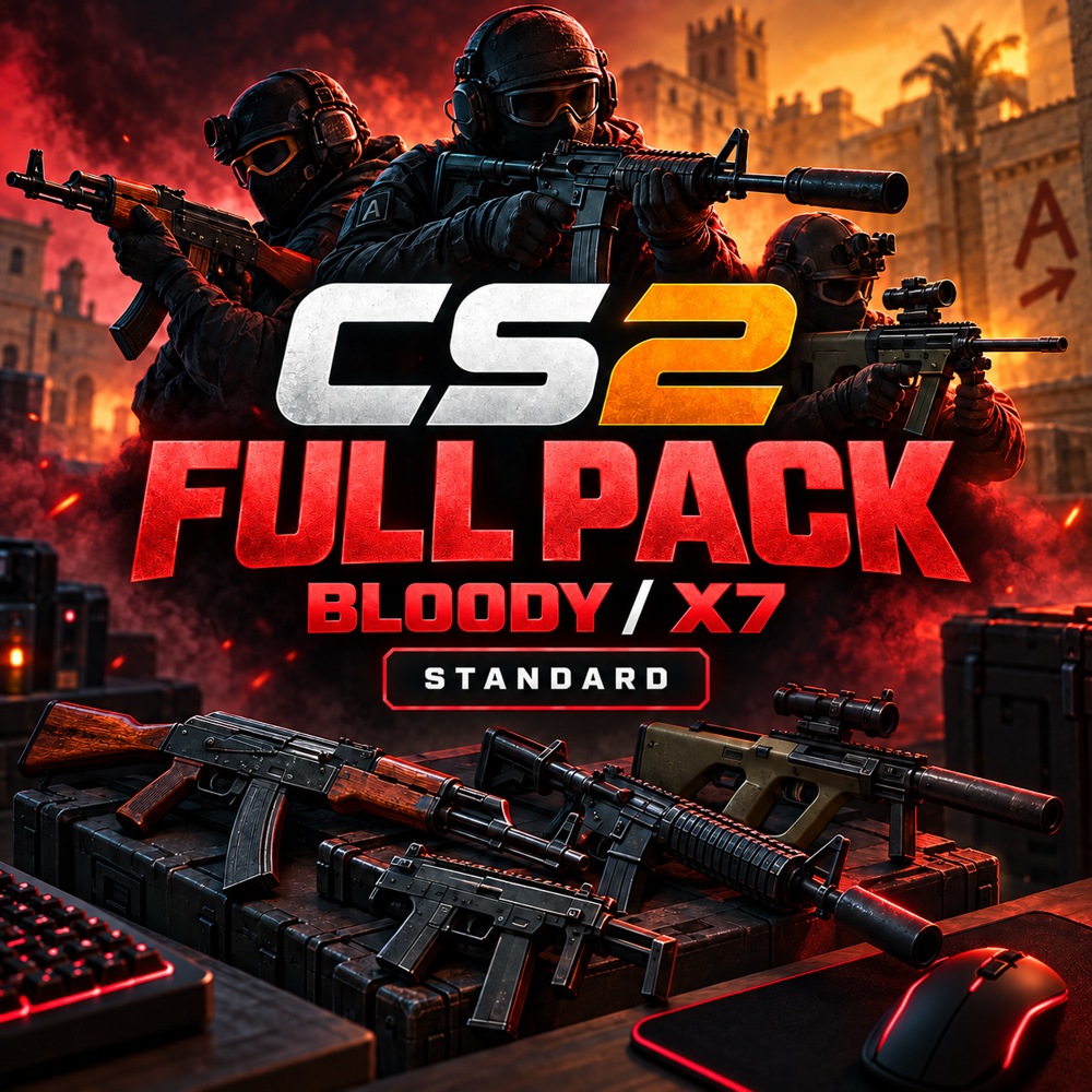 CS2 Standard Full Pack for Bloody and X7 photo 1