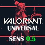 Универсальный макрос на Valorant. Sens - 0.5