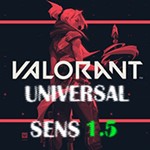 Универсальный макрос на Valorant. Sens - 1.5