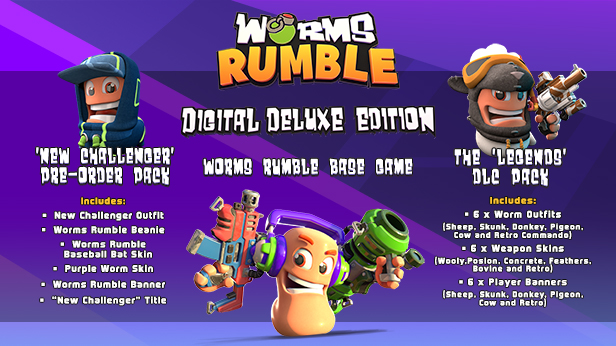 WORMS RUMBLE DELUXE ✅БОНУС ПРЕДЗАКАЗА ✚ ПОДАРОК